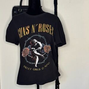 Guns N’ Roses Sweet Child O’ Mine Graphic Band Baby Tee M
